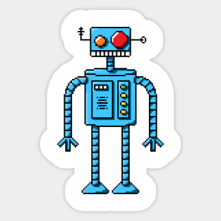 Pixel Robot 041 Sticker